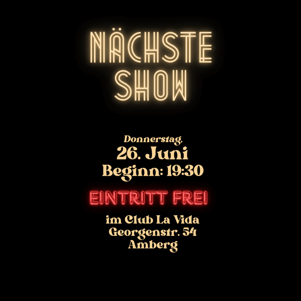 Nächste Show 26.06.25 Responsive